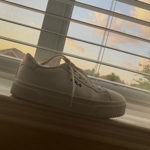 White fila sneaker